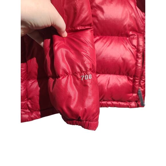 The North Face Women's Red Vintage 1996 Nuptse 700 Puffer Jacket Size S - Picture 4 of 7